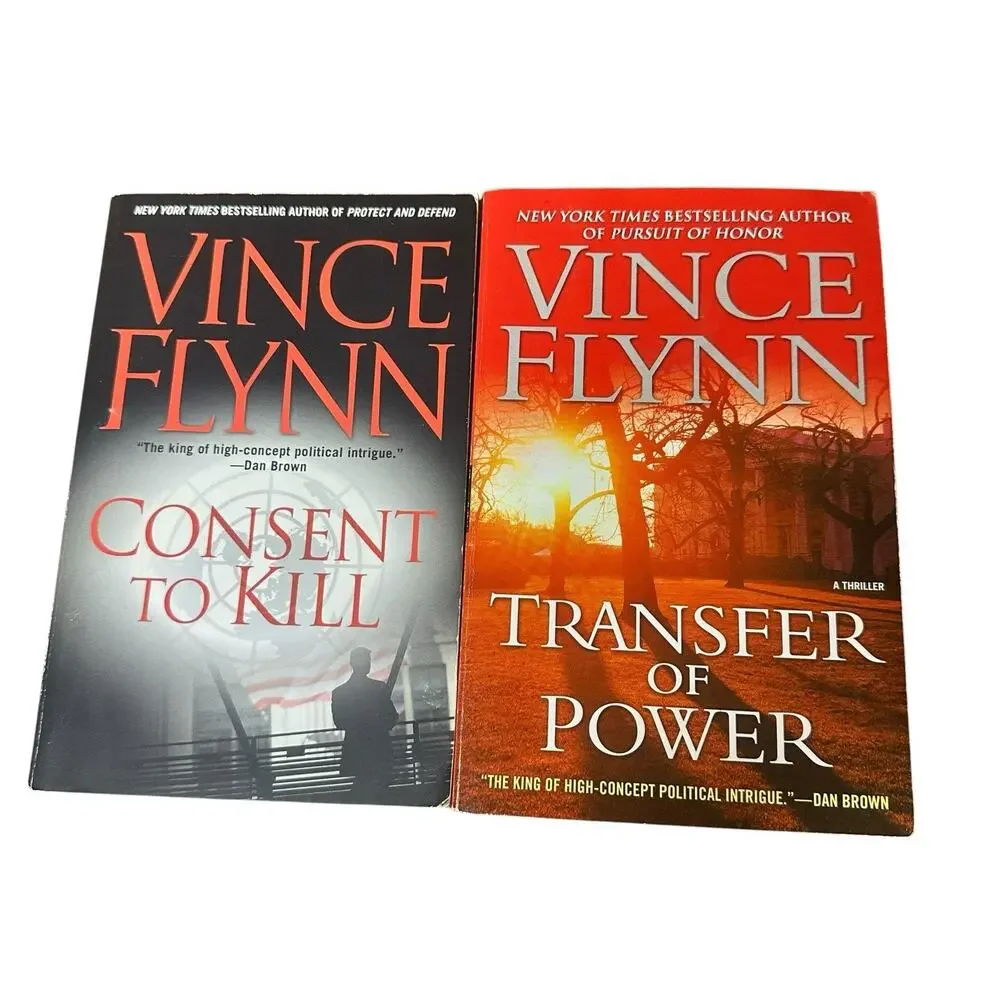 Vince Flynn Lot of 17 Paperback Books Mitch Rapp Transfer of Power Novels